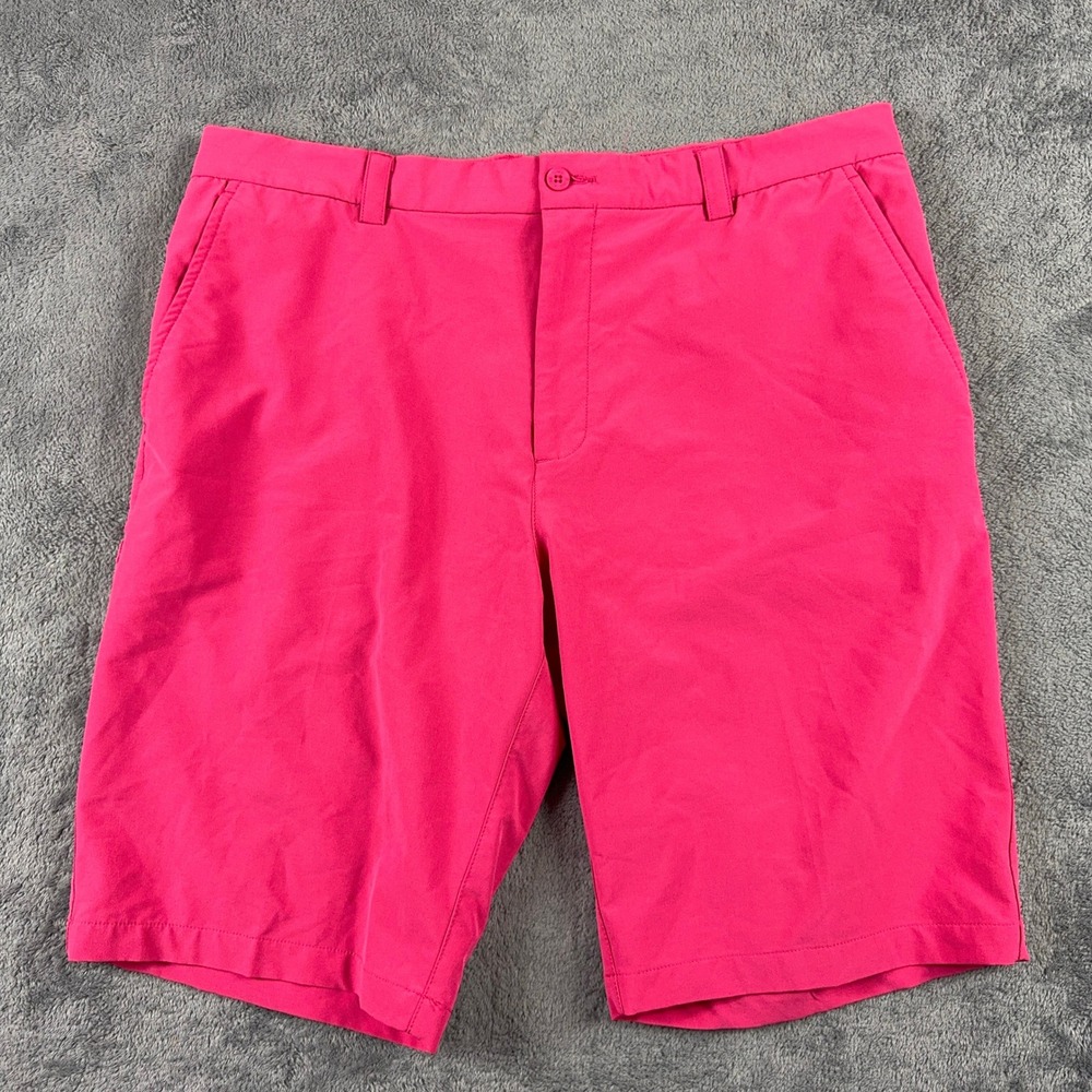 Sligo Shorts Mens Size 36 Pink Performance Golf Technical Stretch Athletic‎